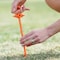 Coghlans Coghlan's Orange Tent Pegs 12.5 in. H X 3.100 in. W X 12.600 in. L 1 pk 1802 - alternate 2